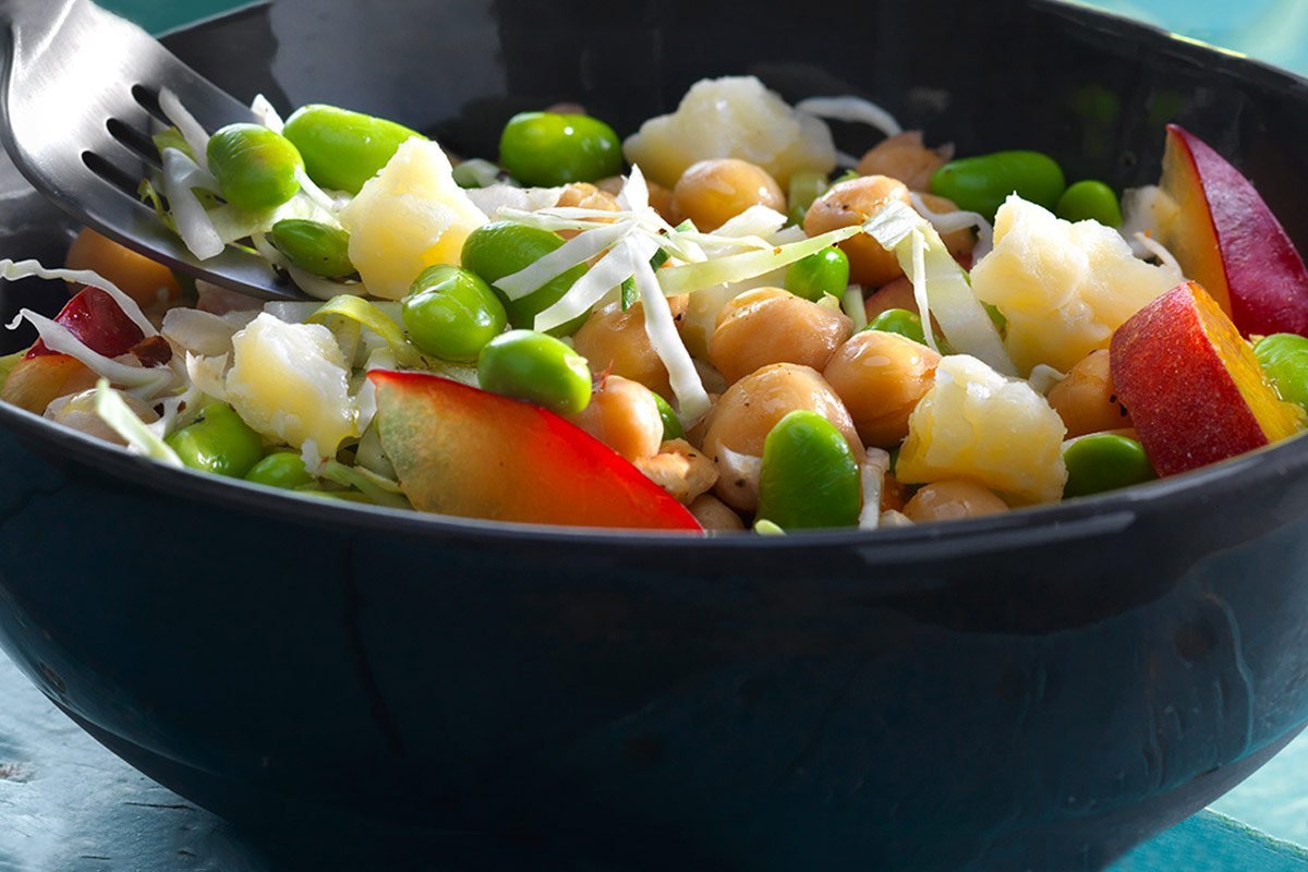 Chef Ned Bell’s Cheddar Chickpea Slaw