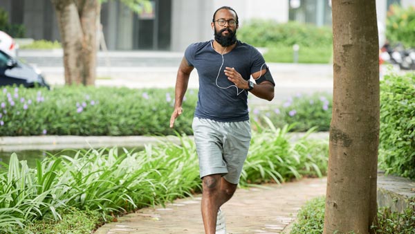 man running