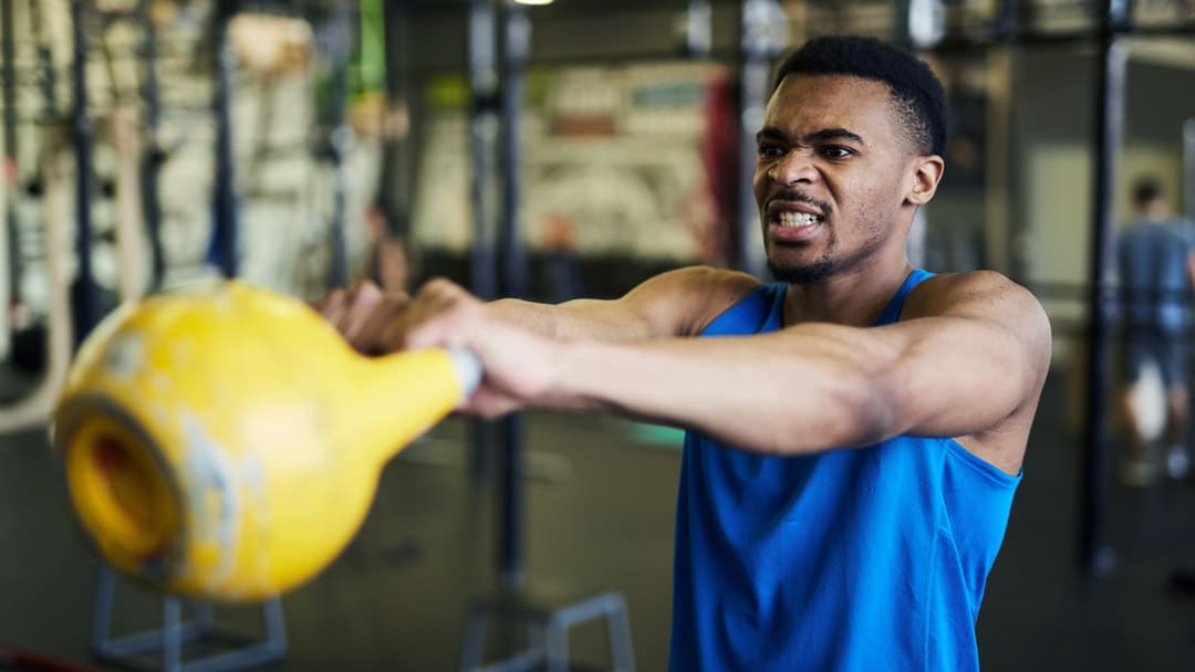 Man working out