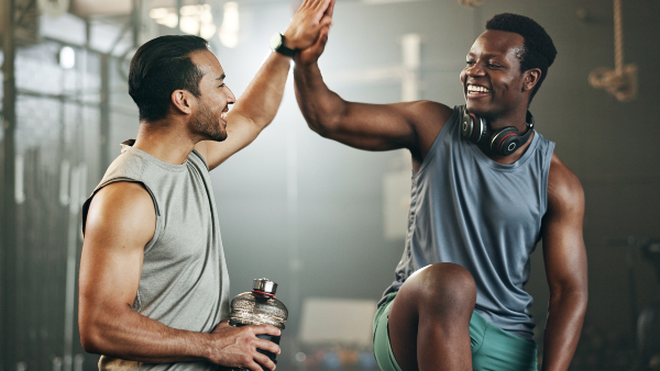 men-high-five-workout