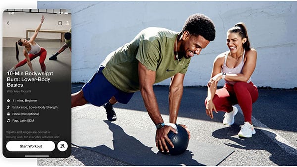 Best exercise app - Nike Training Club