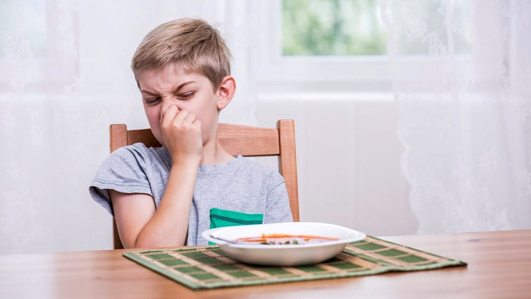 Picky eater kid