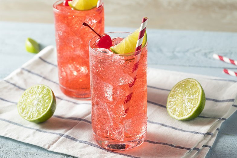 Sparkling Pom Collins
